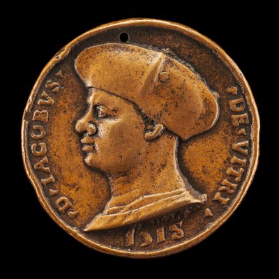 Jacques de Vitry-La Lière，死于1515年，教士，院长，和大法官[正面]，1518。 作者 1518 年的奖牌获得者