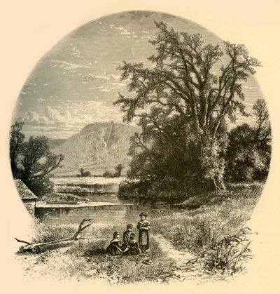 北安普顿草地"，1874年。   作者 米德和丘布