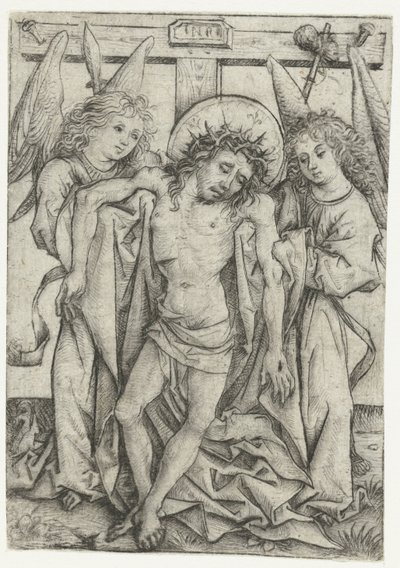 由两位天使支撑的基督身体
悲哀之人 作者 阿姆斯特丹内阁大师