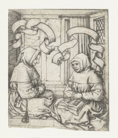 两名僧侣 作者 阿姆斯特丹内阁大师