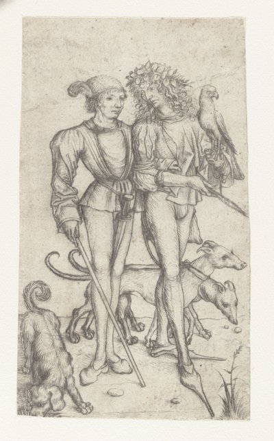 猎鹰和同伴 作者 阿姆斯特丹内阁大师