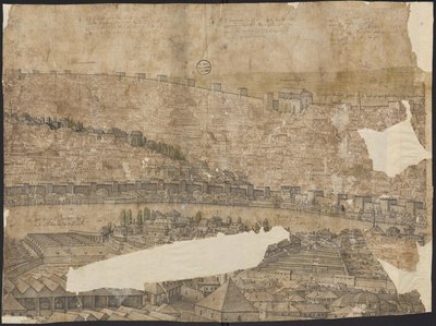 君士坦丁堡远景》，第 16 张，Melchior Lorck，1559 年 作者 梅尔基奥尔（Melchior Lorck）