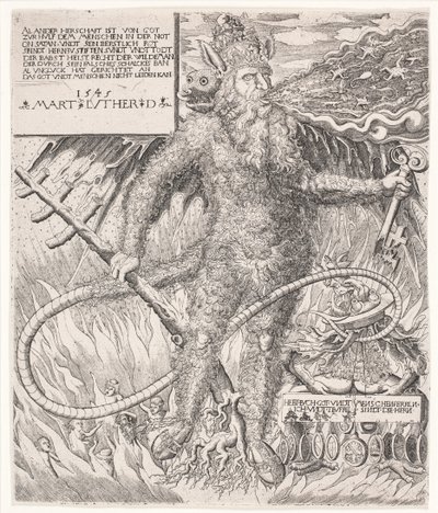 野蛮人教皇讽刺寓言 作者 梅尔基奥尔（Melchior Lorck）