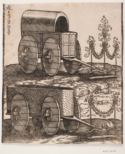 两辆马车 作者 梅尔基奥尔（Melchior Lorck）