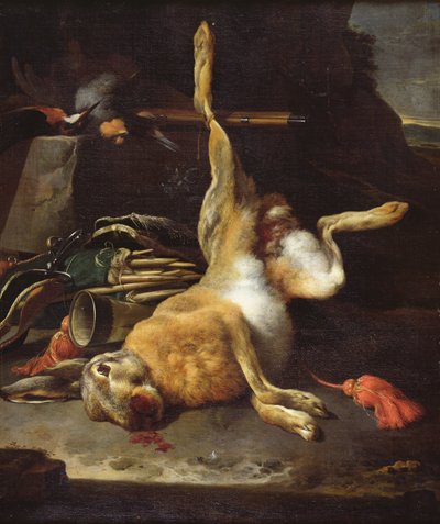 野兔 作者 Melchior de Hondecoeter