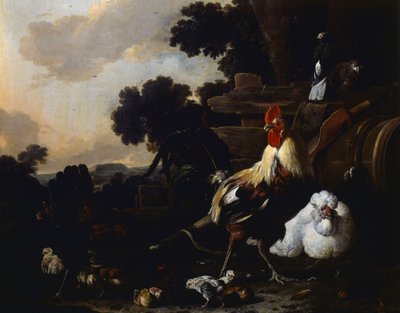 鸡舍（家禽），17 世纪下半叶，画家 Melchior d