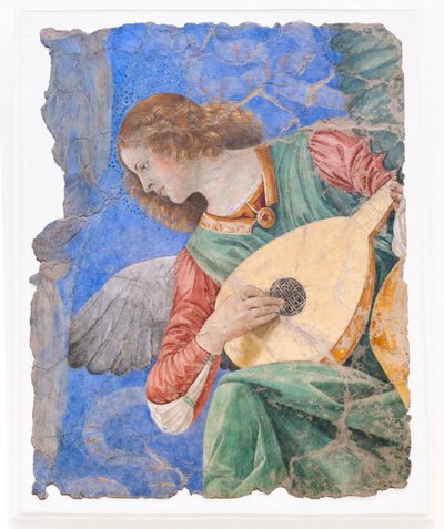 音乐制作天使，1480 年左右（壁画） 作者 Melozzo da Forli