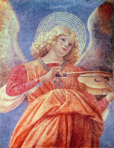 拉小提琴的音乐天使（壁画） 作者 Melozzo da Forli
