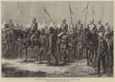 祖鲁战争，从Cetewayo回到切姆斯福德勋爵的大使归来 作者 Melton Prior