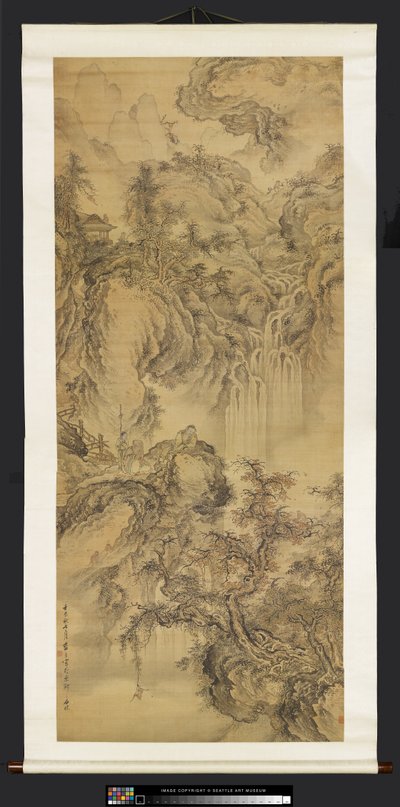 有人物、蜜蜂和猴子的风景 作者 梦兰