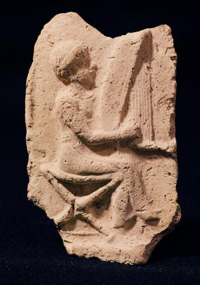 竖琴手，公元前1830-1600 作者 美索不达米亚