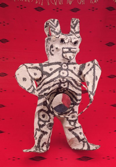 死亡之日，来自瓦哈卡（papier mache） 作者 墨西哥学校