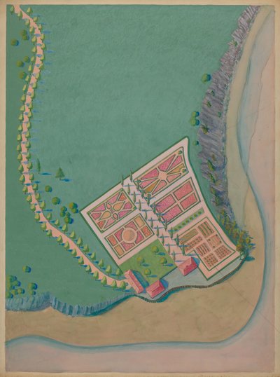 科莱尔庄园和花园，约1936年。 作者 迈耶·戈德鲍姆