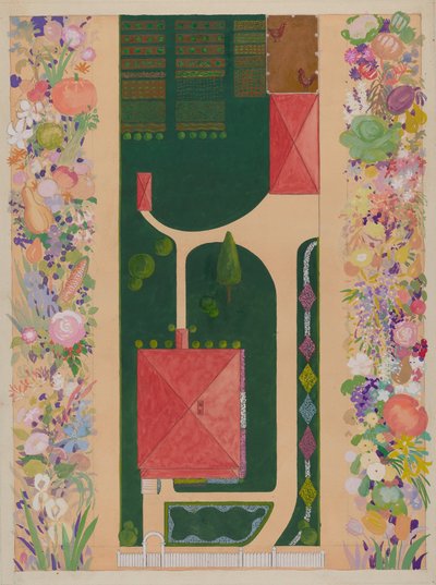 塞缪尔-哈里森住宅和花园，约1936年。 作者 迈耶·戈德鲍姆