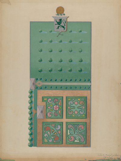 托马斯-琼斯庄园，约1936年。 作者 迈耶·戈德鲍姆