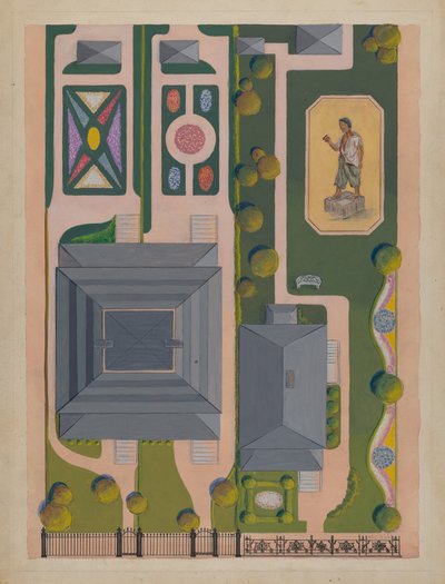 沃德和格林花园，约1936年。 作者 迈耶·戈德鲍姆