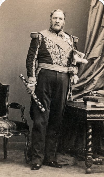 元帅 Forey (1804-1872) 的肖像。 Mayer 和 Pierson 的照片 作者 迈尔和皮尔森