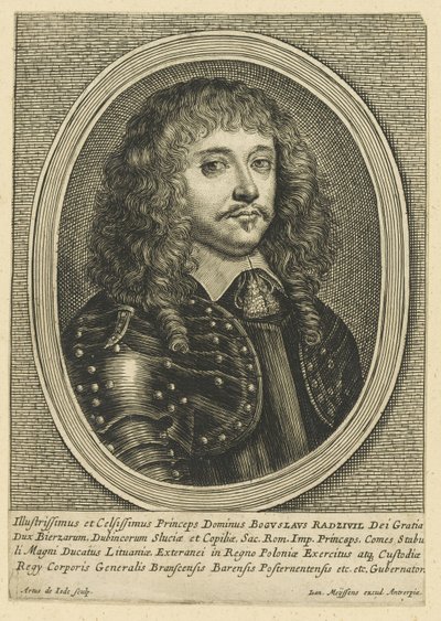Boguslaw Radziwill肖像1620-1669，c。 1650。 作者 Meyssens