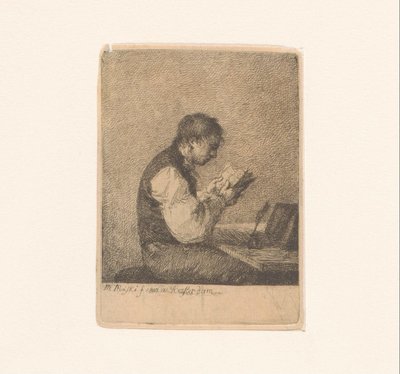 书桌前的读书人
Michał Płoński（系列名称）的 14 幅蚀刻版画 作者 米哈乌·普沃斯基