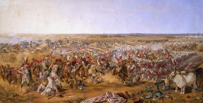 1846年，阿里瓦尔战役，第16持枪骑兵 作者 迈克尔·安吉洛·海斯（Michael Angelo Hayes）