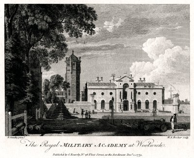 伦敦伍尔维奇皇家军事学院，1775年 作者 迈克尔·安吉洛·鲁克（Michael Angelo Rooker）