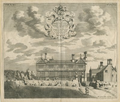 Broughton Hall：铜版画，nd [1653-1686] (印刷品) 作者 迈克尔·伯格斯