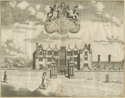 基尔·霍尔（Keele Hall）：铜版雕刻，编号[1653-1686] 作者 迈克尔·伯格斯