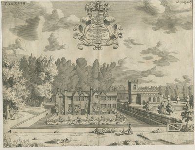 Okeover Hall：版画和雕刻[1653-1686] 作者 迈克尔·伯格斯