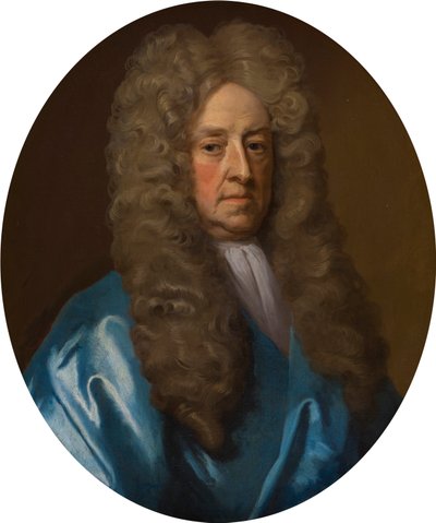 弗朗西斯，纽波特第二男爵，布拉德福德第一伯爵（1620-1708 年）肖像，约 1679-1708 年（布面油画） 作者 迈克尔·达尔