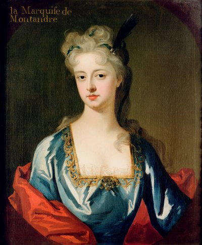 Mary Anne Spanheim（1682-1772）的肖像，Francois de la Rochefoucauld的妻子，Marquis de Montandre 作者 Michael Dahl