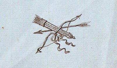 来自迈克尔-法拉第剪贴簿的图画（纸上笔墨）。 作者 迈克尔·法拉第