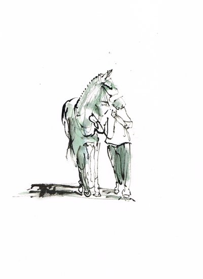 无题》，2018 年（纸上水彩） 作者 迈克尔·弗里斯