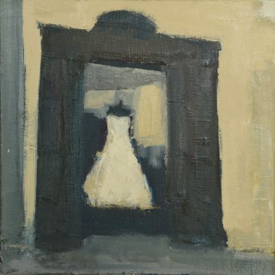 都灵婚纱》，2017 年（亚麻布油画） 作者 迈克尔·G·克拉克