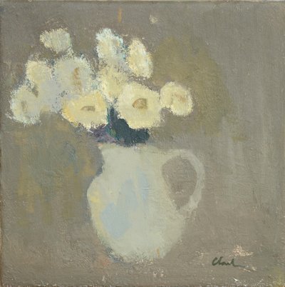 白花》，2016 年（亚麻布油画） 作者 迈克尔·G·克拉克