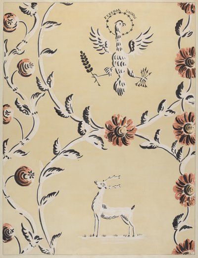 自由手饰墙，约1940年。 作者 迈克尔·劳雷塔诺