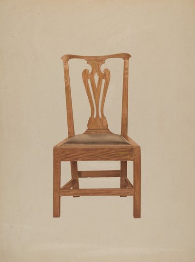 椅子，约1938年。 作者 迈克尔·里奇泰利