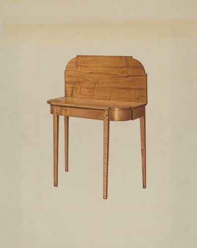 壁桌，约1938年。 作者 迈克尔·里奇泰利