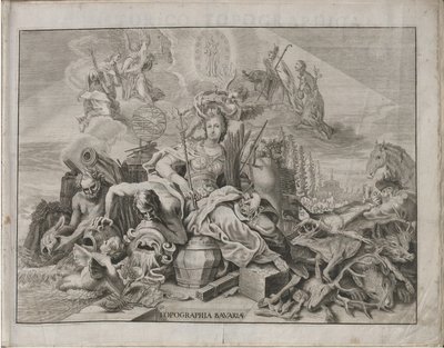 德语：Historico-Topographica Descriptio。即：Description, deß Churfürsten- und Hertzogthums Ober- und Nidern Bayrn : Welches In vier Theilter oder Renntämbter, Als Oberlandts München und Burgkhausen, Unterlandts abgett in Landshuet und Straubing 作者 迈克尔·温宁