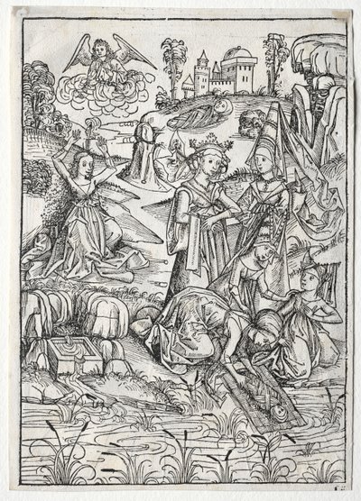 Der Schatzbehalter：  法老的女儿发现了摩西（右图） 作者 迈克尔·沃尔吉姆特