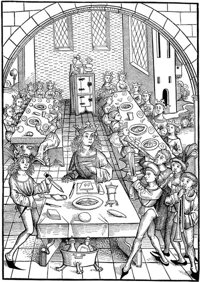 Schatzkammer，1490-1491年的书插图 作者 迈克尔·沃尔吉姆特