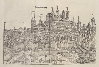 纽伦堡，1493年。 作者 威廉·普莱登沃夫