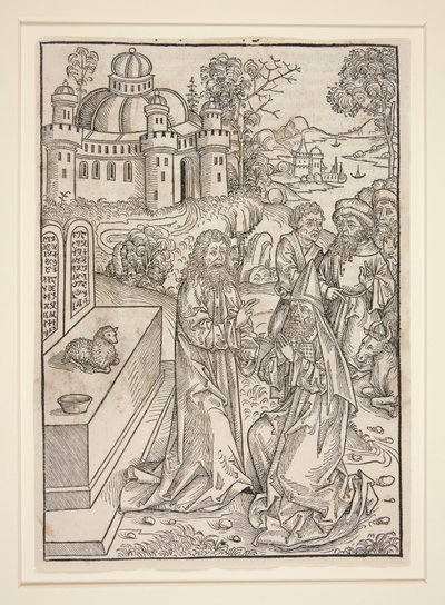 斯蒂芬-弗里多林《Der Schatzbehalter》（纽伦堡：安东-科贝格尔，1491 年）中的一页 作者 迈克尔·沃尔吉姆特