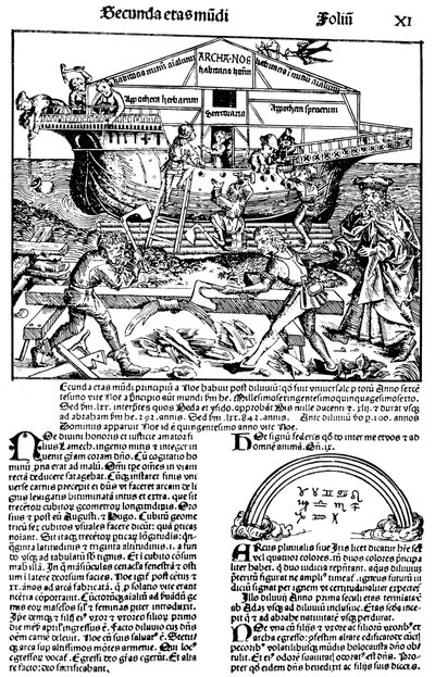 摘自1493年哈特曼·谢德尔（Hartmann Schedel）着的《纽伦堡纪事》（Nuremberg Chronicle）。 作者 迈克尔·沃尔吉姆特