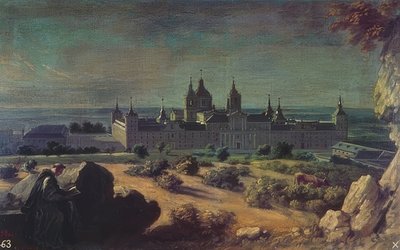 皇家修道院的圣洛伦索，埃斯科里亚尔。约于1722年 作者 米歇尔·安格·胡阿斯