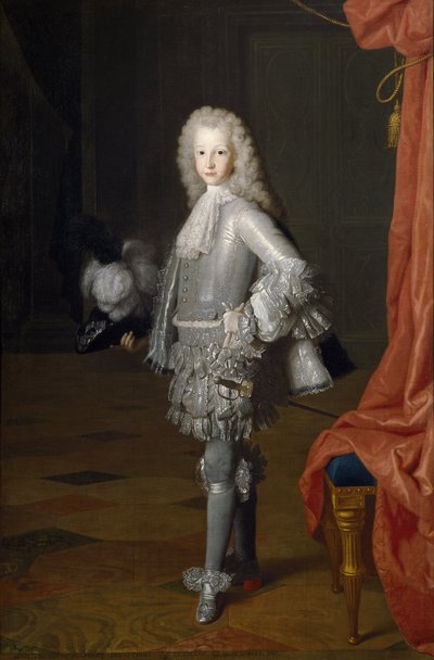 路易一世，阿斯图里亚斯亲王，1717年 作者 米歇尔·安格·胡阿斯