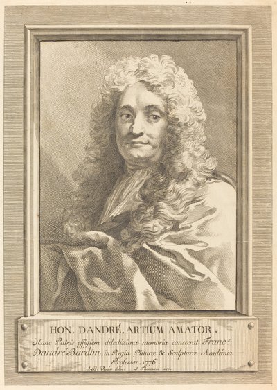 艺术家父亲的画像 作者 米歇尔·弗朗索瓦·丹德雷·巴顿（Jean Baptiste Van Loo）