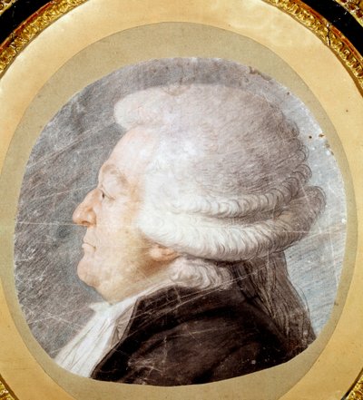米拉波伯爵奥诺雷·加布里埃尔 (Honore-Gabriel) Riqueti (1749-1791) 的肖像，1789 年身着第三国代表的服装。 Michel Honore Bounieu (1740 - 1814) 作画 作者 Michel Honore Bounieu