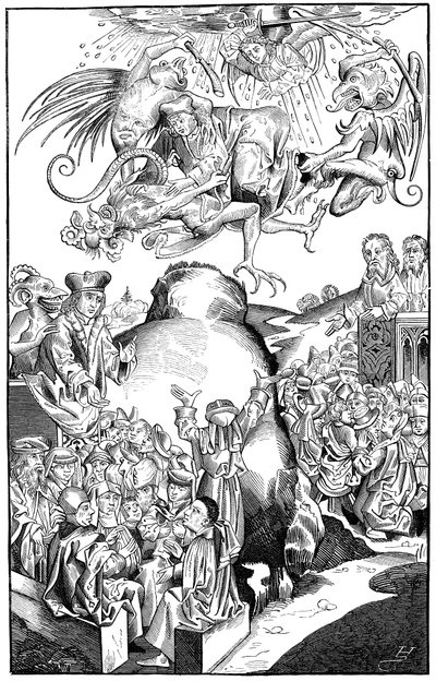 反基督者的统治，1493年 作者 米歇尔·沃尔格穆特