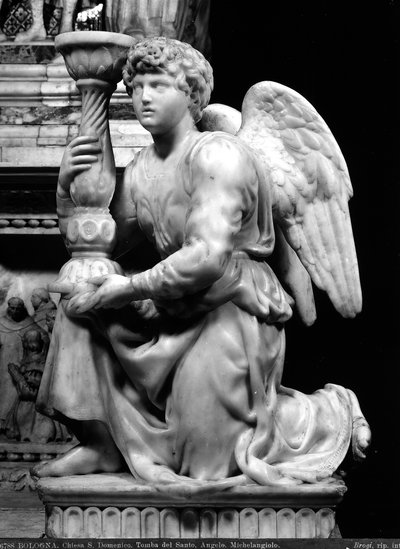 来自圣多米尼克方舟的烛台天使 作者 米开朗基罗（Michelangelo Buonarroti）