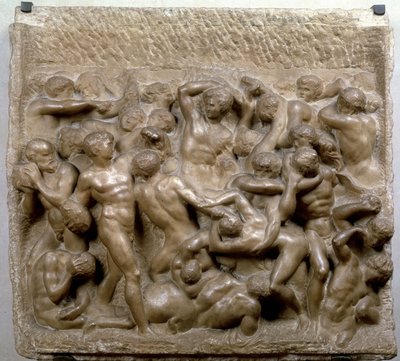 半人马战役 作者 米开朗基罗（Michelangelo Buonarroti）